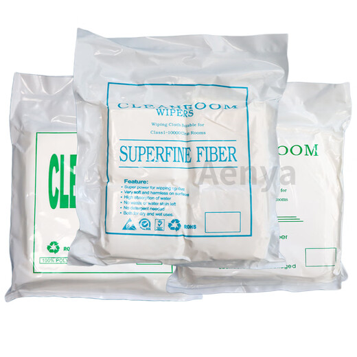 Paño sin polvo Tinete de limpieza de limpieza ultra fina El paño de toallidad de toallita sin polvo que absorbe el aceite sin pérdida de cabello, removimiento del polvo, tela industrial 5009 ultra fino 15*15 cm 6 pulgadas 100 100