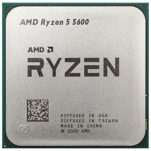 Jingyue AMD Ryzen 5 5500 5600 processor loose chip (R5) 7nm ZEN3 architecture 6 cores 12 threads gaming office CPU with B350/B450/B550 motherboard R5 5600 loose chip paired with B450M-PLUS ARGB