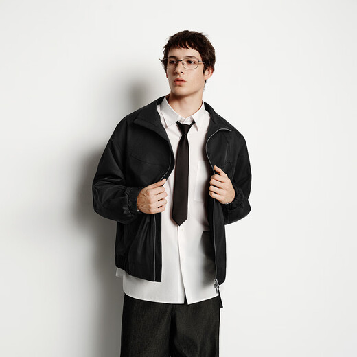 Semir Jacket Men's Loose Stand Collar Jacket Youth Texture 2025 Autumn and Winter Top Fashion Simple 109725108114