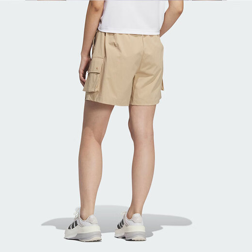 ADIDAS阿迪达斯女裤 2025夏季新款运动裤健身训练跑步舒适透气梭织短裤 JL9274 XS