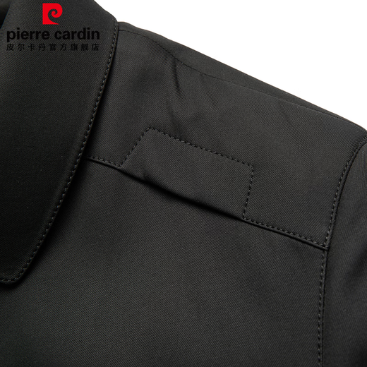 皮尔卡丹【抗皱】风衣男士秋冬季中长款商务休闲翻领行政夹克中年爸爸装
