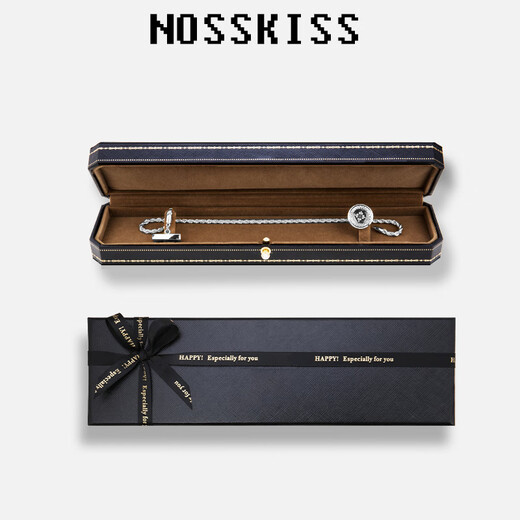 NOSSKISS <Liu Li Qian Meng> New Product Cufflinks Men's Light Luxury Customized Fashion High-end French Shirt Cuff Buttons Gift Box Rose Gold Cufflinks