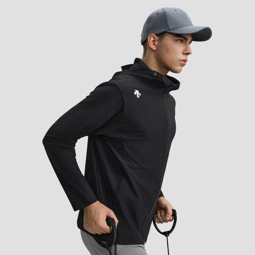 DESCENTE迪桑特TRAINING系列综训防晒男士外套针织运动上衣 BK-Tap Shoe XL (180/100A)