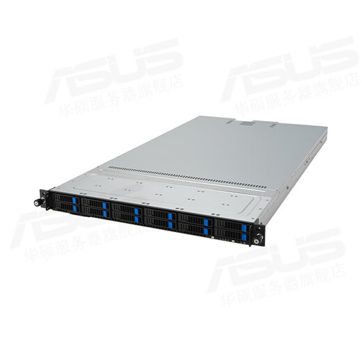 华硕RS500A-E12-RS12U 单路4代霄龙服务器 1U机架式服务器主机 高性能计算存储服务器 单路 9754 2.25G 128核256线程 256G内存/1T固态/集显