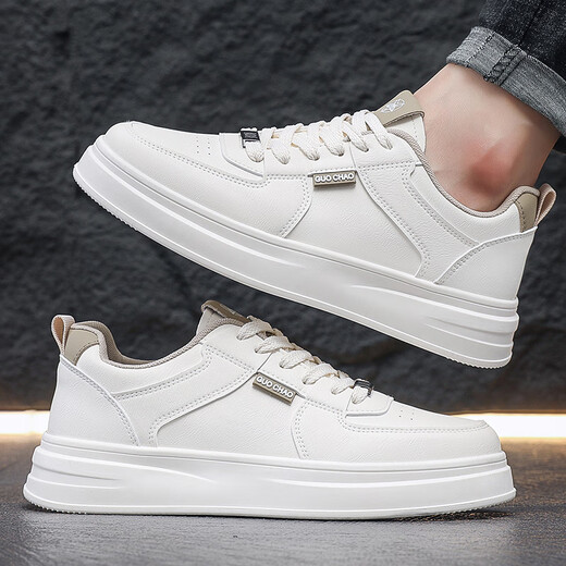 
Yijing 2025 new spring white shoes for men's breathable shoes for men Korean style students' versatile sports and casual shoes for white gray 16813 selected models 39 standard code