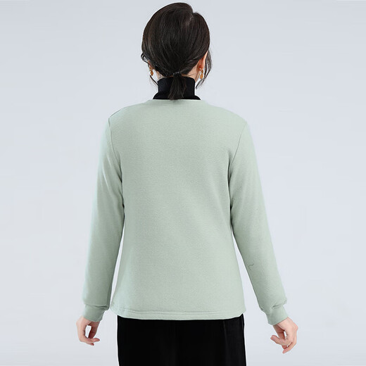 Veste en coton en soie de mûrier Sihuang Mulberry pour les femmes portant une couche de coton de soie à la main pour les mères portent l'automne et la veste en coton chaude hivern