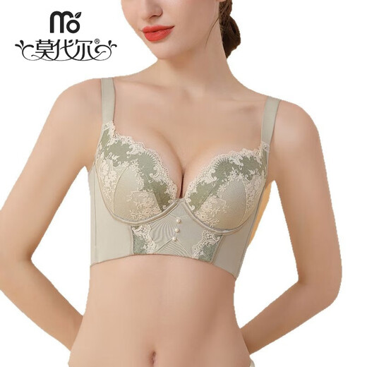 
Modal small breasts gathered to show a large bra without empty cups, plush breasts, top support to prevent sagging, bra adjustable bra adjustable underwear, ancient purple M 70A [thin thin top and thick bottom 2.5c]