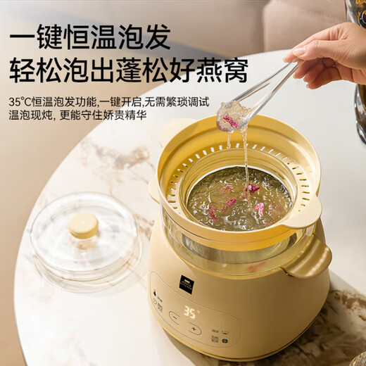 World KitchenAmerican Corning Electric Stew Pot Fresh Stew Pot Stew Cup Waterproof Stew Pot Stew Soup Cup Electric Stew Pot Bird's Nest Stew Baby Food Stew Cup Soup Pot Food Complementary Pot Basic Model 1 Pot 1 Cup