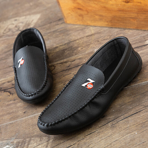 Goldlion 2025 Nuevos zapatos de frijoles perezosos primavera y verano