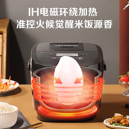 Panasonic Yuyan Series 4L Cuideur de riz à grande capacité Ih Cuiseur de riz domestique Préparé avec un long modèle d'image en cuivre en carbone 24h Intelligent 14984L