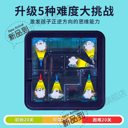 Jiayile Ghost Catcher Board Game Children Police Catch Thief Training Toy Gift Boys and Girls Puzzle Interactive Ghost Catcher + Guess Who I am to develop thinking