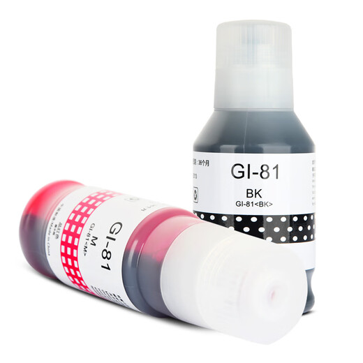 Lizhichuang подходит для Canon Gi81 Ink G3831 G3821 G3881 Струйный принтер G3820 G3832 Цвет G3830 Пакет: 1 кусок 4 цветных чернил каждый