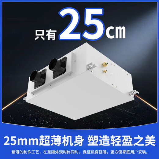 MIEHONE high-end light luxury imported constant temperature and humidity machine wine cellar cigar room constant temperature and humidity air conditioning laboratory small central ceiling air conditioner BHF-D2.5Q (1 round air inlet and outlet)