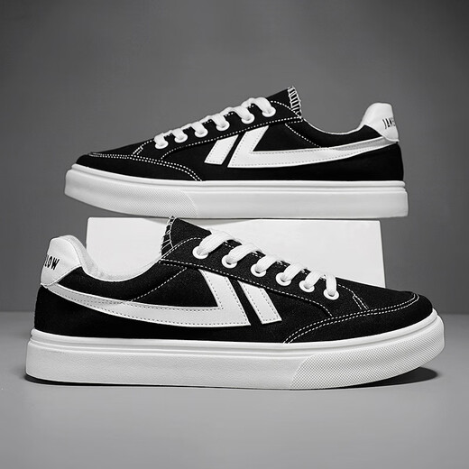 Wang Zhibu Canvas Shoes Мужская весенняя и осенняя модная повседневная ботинка