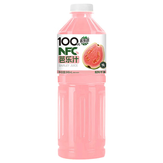 NFC芭乐汁100%无添加无蔗糖番石榴果汁饮料848ml大瓶装整箱批发价 囤货装：【4大瓶】超值特惠