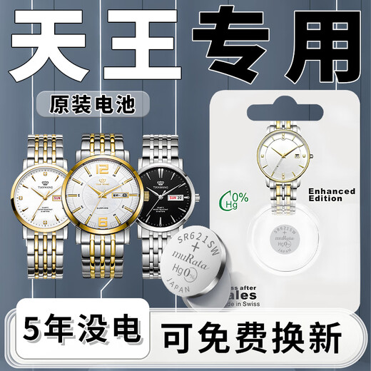 Xuankashi подходит для Tianwang Watch Battery Original Special Tianwang Women LS Electronic 3626 Мужские часы GS Famous Smith Series 3851 Маленькие частицы 3886 Xindong Electronic, импортированный из Японии LS3818 Special [One Tablete + Speat Tool + Waterpronation Paste]]