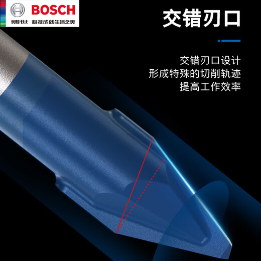 Bosch ceramic tile drill bit for drilling 6/8/10mm super hard alloy electric drill bit Dr. glass multifunctional triangle drill bit 3.0*90mm