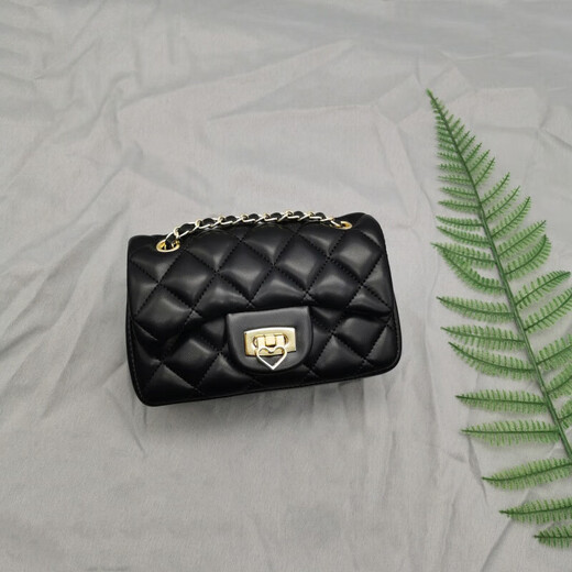 Yuse Kinderbeutel 2025 Spring Trend Mini Bag VERSATILE CORCH CROSSBADEN SABE DIAMAND SCHAFTE Kette 52089 9905-4 Mini Black (Herzschloss)