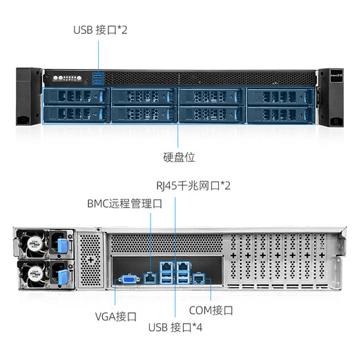 
Yijiu [EX220-HG6HR] dual-channel 2U rack-type Haiguang server host Domestic Information Technology Co., Ltd. Fully customized Enterprise application Cloud computing 2 Haiguang 7375 64 cores 128 threads 2.00GHz 32GB2TB solid state