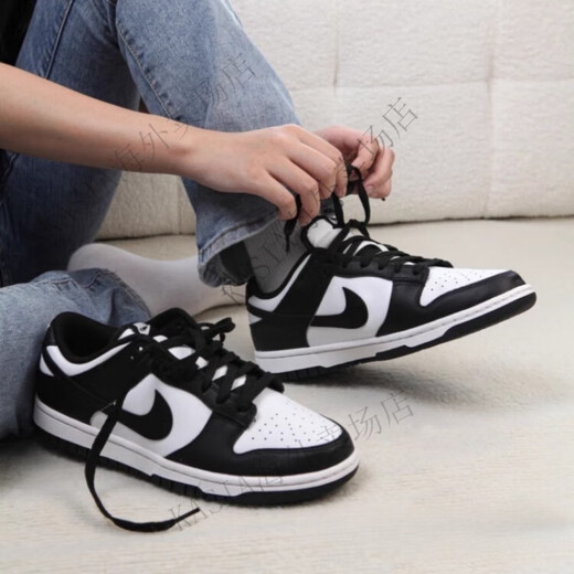 Nike (Nike) Dunk Schwarz-Weiß-Panda-Ehepaar Trendy Sports und ungezwungene Low Top-Schuhe DD1391-100 DD1503-101 Theke 36.5 Käufershow