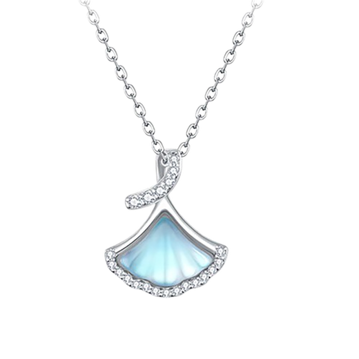 LAOLATU PT999 pure platinum Sansheng apricot necklace for women platinum clavicle chain Chinese Valentine's Day gift for girlfriend pt999 pure platinum O-shaped chain + Sansheng apricot pendant