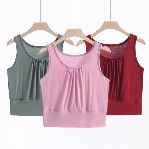 Banfishi mother's wear short bra-wrapped bra and tube top for middle-aged and elderly women modal vest-style underwear women's large size wide waist bottoming top black 2XL 105-115Jin Jin is equal to 0.5 kg