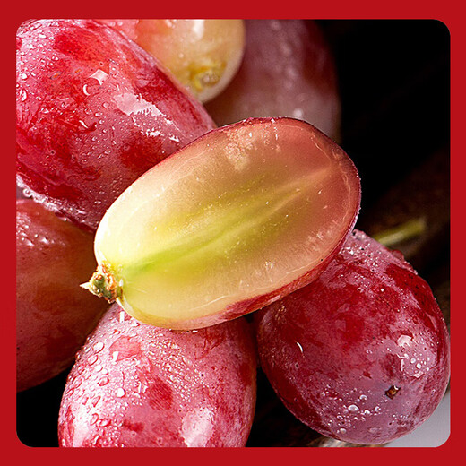 Jingxiansheng Clenson seedless red grapes, net weight 4Jin Jin is equal to 0.5kg, packed with grape grapes Clenson straight from the source