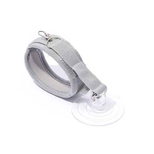 Pet bath holder, pet grooming table sling, suction cup lanyard, wire rope, cat bath goodies fixing rope, gray - 1 pc