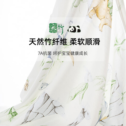 
Bamboo fiber cotton children's short-sleeved pajamas 7A antibacterial thin boys summer home clothing set cool air conditioning suit HZ1428/camera dog TZ1024 150 cm