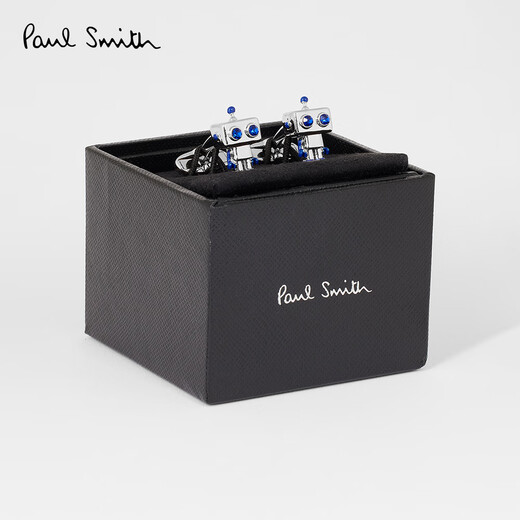 paul smith男士机器人造型袖扣银色25早春新品 银色