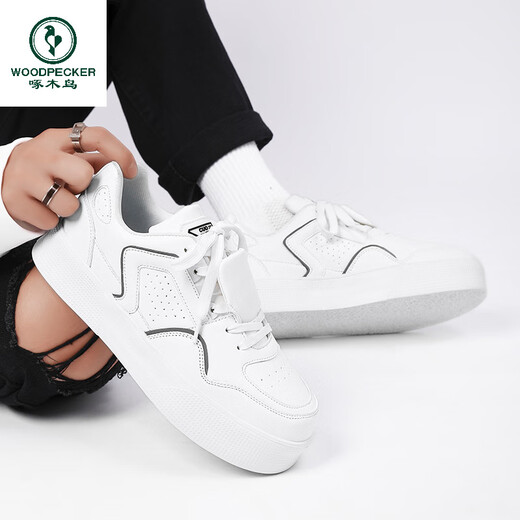 Specht 2025 Sommer Extra-große Brettschuhe 45 Dicke Sohle kleine weiße trendige Schuhe 46 Sportloser Schuhe 47 Vergrößerte Herrenschuhe 48 9909 Beige 39 39