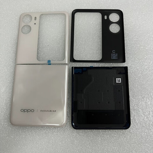 OPPO is suitable for folding 2 glass back covers and 2 mobile phone case upper covers Find_N2Flip lower cover (Muzi)
