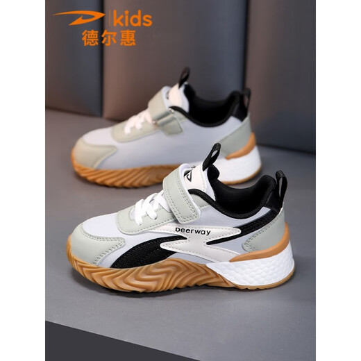 
Del Hui Children's Shoes Forrest Gump Shoes Boys 2025 New Summer Children's Shoes Medium Large Children's Sliding Mesh Sneakers 3527 Matcha Green (Spring Leather) 34 Size Inner Length 21.8/Feet Length 20.8