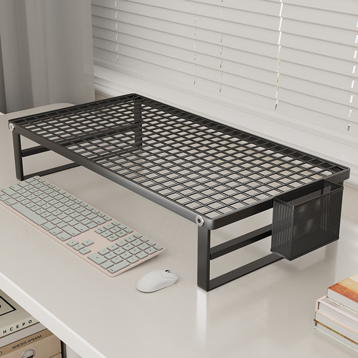 Wang Xingheyue Support pour ordinateur portable Base de refroidissement Barbecue Grill Support Rack Maison Bureau Support de table surélevée Bureau suspendu Dortoir Table relevable Support de refroidissement en fer Blanc Petite et moyenne taille Modèle pliant de luxe 13-14 pouces pour ordinateur portable