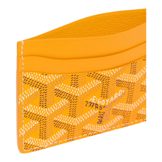 GOYARD Goya men's and women's card holder ID holder credit card holder wallet fashionable and versatile yellow