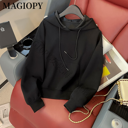 
MAGIOPY International Luxury High-end Brand Small Fresh Green Casual Sports Set Women's 2025 Spring Fashion Age Reducing Hooded Light Green Two-Piece Set S (100Jin [Jin equals 0.5 kg])