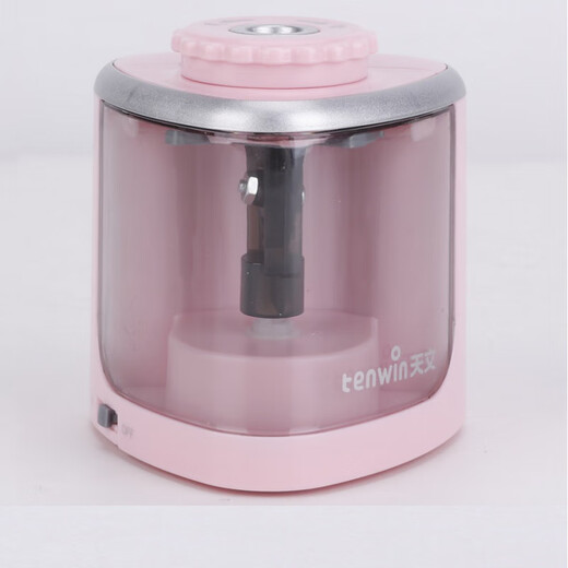 Astronomie; Zehn-Wintenwin Electric Bencil Spitzer kreativer Pilzkopf Kinderschreibbild Halbautomatische Penerschärfen-Maschine TW8005 Batterie. Blau TW8005 - Englisch Tenwin