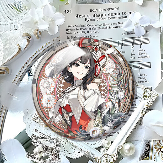 
Time agent vein Liu Xiao’s surrounding stars and brooch material birthday gift N3524 58mm laser broken glass