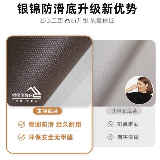 接运猫入户地垫2024新款pvc免洗可擦脚垫进门门口感耐脏可裁剪地毯 深咖-14126 1件数 60CM*90CM皮革一擦即净