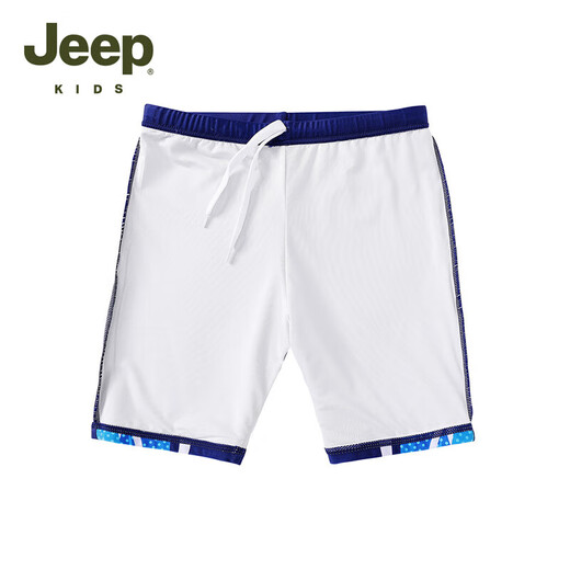 Jeep Jeep 2025 new children's clothing children's swimsuit summer boys' sun protection split suit medium and large children's swimsuit dark blue 150 cm recommended height 145-155