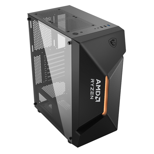 MSI Family Bucket AMD Ryzen 9700X/5060 Game Console Computer Desktop Assembly Computer Host DIY Complete Machine Air Duct Cooling Chassis Configuration Two 9700X/32G/1T