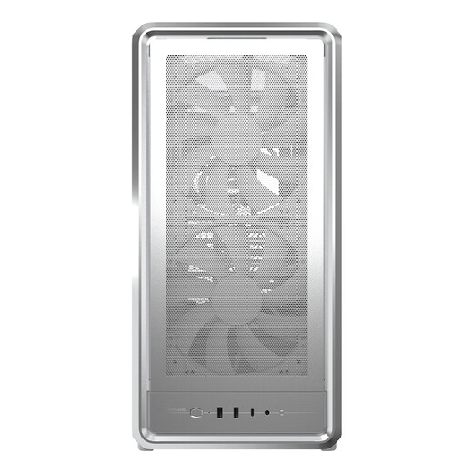 酷冷至尊（CoolerMaster）MF500 Mesh银色 EATX电脑机箱 铝质型材/玻璃侧板/支持CPUGPU双水冷/磁吸盖板/赠独立显卡支架