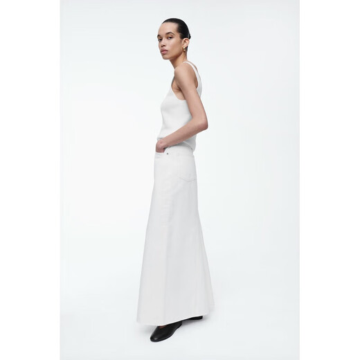 COS [BC Direktpost] Frauen mit dem Off-White-Baumwollrock für Frauen 1208923002 32