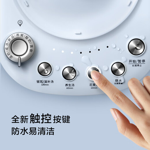 Beiding (Buydeem) Health Pot Large Capacity Tea Boiler Stew All-in-One Kettle 0 Glue Glass Health Pot Flower Teapot Bird's Nest Stew Cup Decoction Medicine Pot Gift Gift Steamer Set K159T+Stew Cup Set+Steamer 1.5L