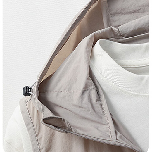 Chat Vest Men Summer Sun Protection Vêtements de glace Silk Sports lâches en vrac à capuche