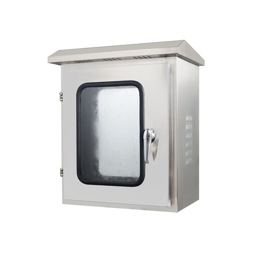 Outdoor 304 stainless steel double door instrument box rainproof button monitoring box 201 distribution box control cabinet IP65 width 500 height 600 depth 250_201