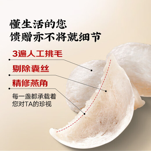Tongrentang Dry Bird's Nest and Dry Cup Gift Box for Pregnant and Maternal Nutritional Products Gifts for Mothers to Elderly [New Products on the Market, Southeast Asia Traces the Origin] National Trend Nine Corners 100g
