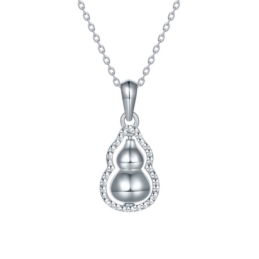 Saturday Fu PT950 platinum pendant for women platinum gourd Fulu birthday gift B0421071 without chain, about 3.34g