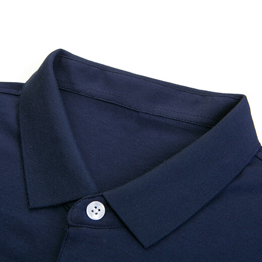 POLO SPORT Summer Raff Paul POLO shirt new pure cotton short-sleeved men's t-shirt striped casual lapel men's breathable slim fit 3523 blue 175/L single size