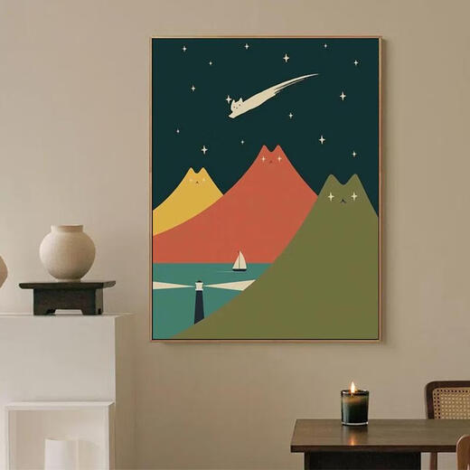 DIY Digital Oil Painting Simple Painting Shopifytemu Geschenk F15867 30*40 Frameless + Pigmentbürste